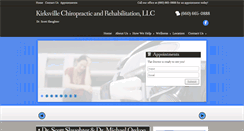 Desktop Screenshot of kvchirorehab.com